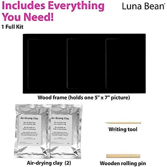 NEW Clay Keepsake & Photo Wall Frame Kit - Picture 12 of 13